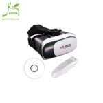 هدست واقعیت مجازی وی آر باکس مدل VR Box 2 به همراه ریموت کنترل بلوتوث و DVD حاوی اپلیکیشن و باتری