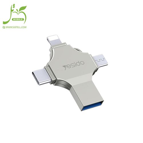 مبدل +‌ فلش مموری یسیدو 64 گیگابایت YESIDO FL10 64GB Flash Drive