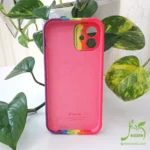 قاب سیلیکونی آبرنگی محافظ لنزدار iPhone 12