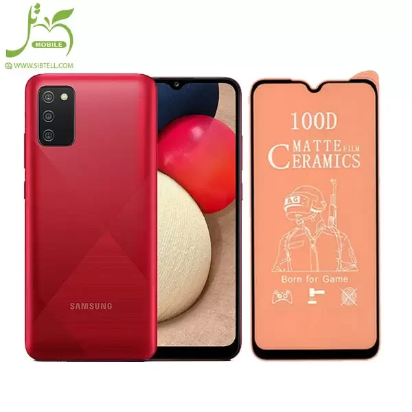 گلس فول سرامیکی مات مناسب برای گوشی سامسونگ samsung galaxy a02s