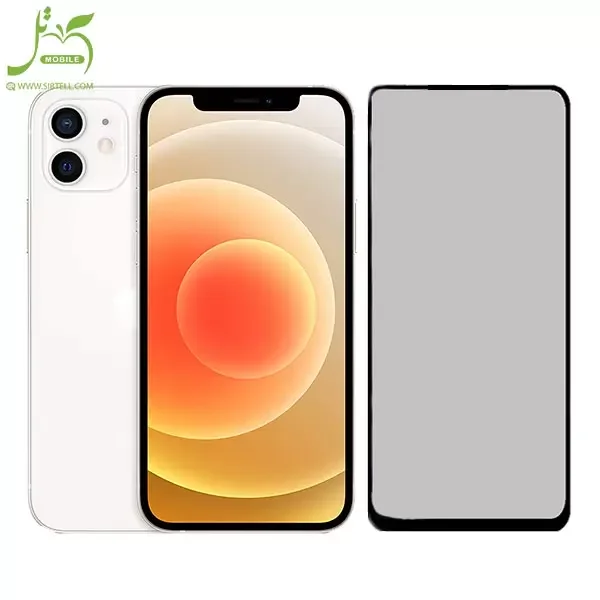 محافظ صفحه نمایش سرامیکی پرایوسی مناسب برای گوشی موبایل اپل Iphone 12