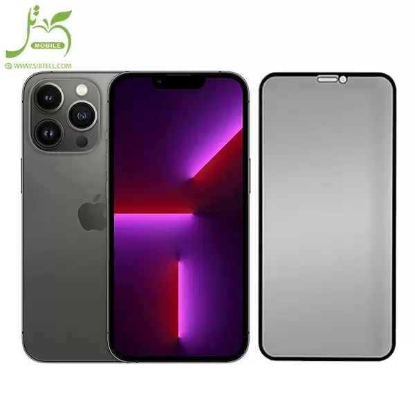 محافظ صفحه نمایش سرامیکی پرایوسی مناسب برای گوشی موبایل اپل Iphone 13pro