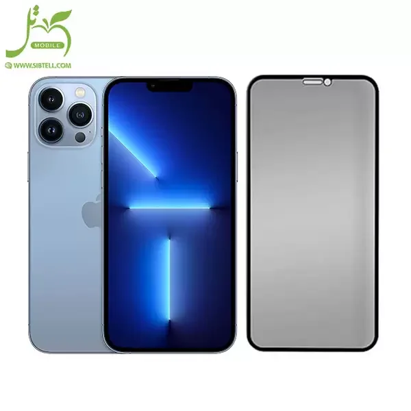 محافظ صفحه نمایش سرامیکی پرایوسی مناسب برای گوشی موبایل اپل Iphone 13pro max