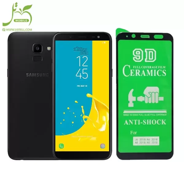 محافظ صفحه نمایش سرامیکی مناسب برای گوشی موبایل سامسونگ Samsung Galaxy J6