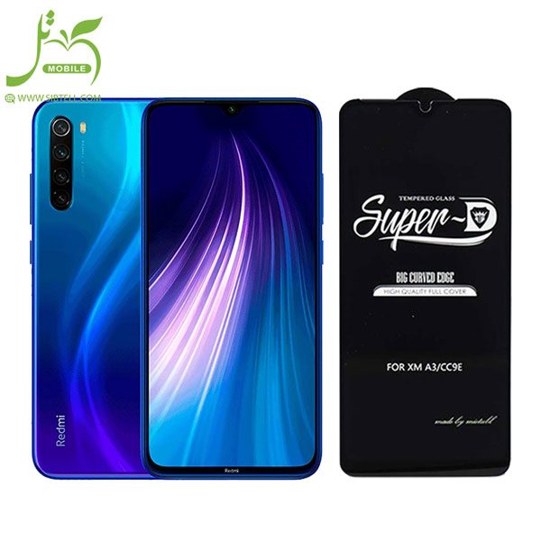 محافظ صفحه نمایش Super D مناسب برای گوشی موبایل Xiaomi Redmi Note 8