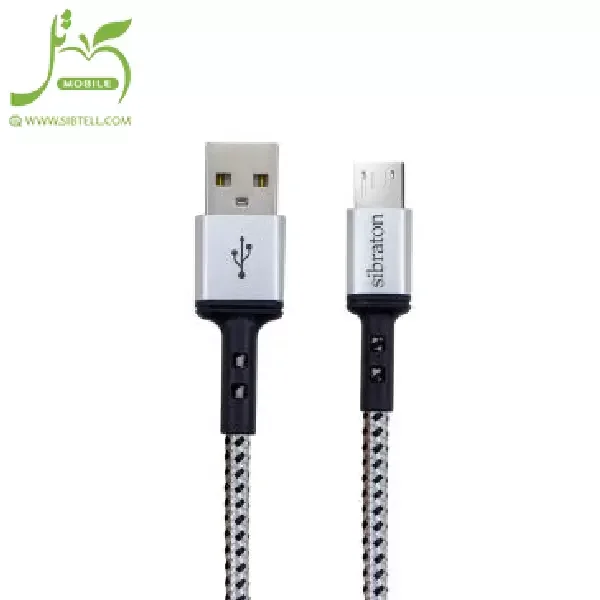 کابل تبدیل USB به میکرو یو اس بی سیبراتون مدل S224A طول 1.1 متر