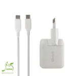 شارژر دیواری انکر مدل B2019 با توان 18 وات به همراه کابل USB-C