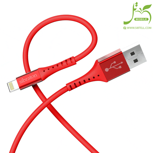 کابل تبدیل USB به لایتنینگ سیبراتون مدل S225i طول 1.1 متر