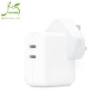 آداپتور شارژر 35 وات اپل مدل دو پورت تایپ سی 35W Dual USB-C