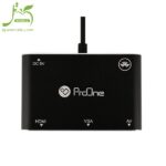 مبدل microUSB/ لایتنینگ/ USB-C به HDMI/VGA/AV پرو وان مدل PHU560