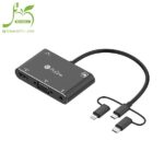 مبدل microUSB/ لایتنینگ/ USB-C به HDMI/VGA/AV پرو وان مدل PHU560