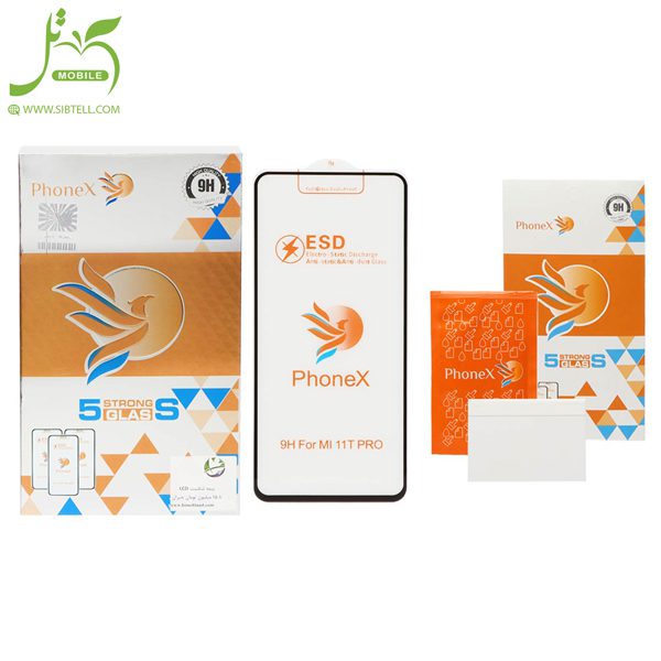 محافظ صفحه نمایش شیشه ای Esd - Phonex(بیمه یکساله touch و LCD گوشی) Xiaomi Mi 11T / Mi 11T Pro