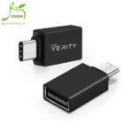 تبدیل OTG فلزی USB به Type-c مدل Verity A303